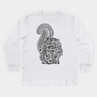 Polynesian Persian Cat Kids Long Sleeve T-Shirt